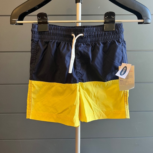 New with tags - Old Navy Swim Shorts in Blue and Yellow - Boys - Bundle Discount - Picture 1 of 7